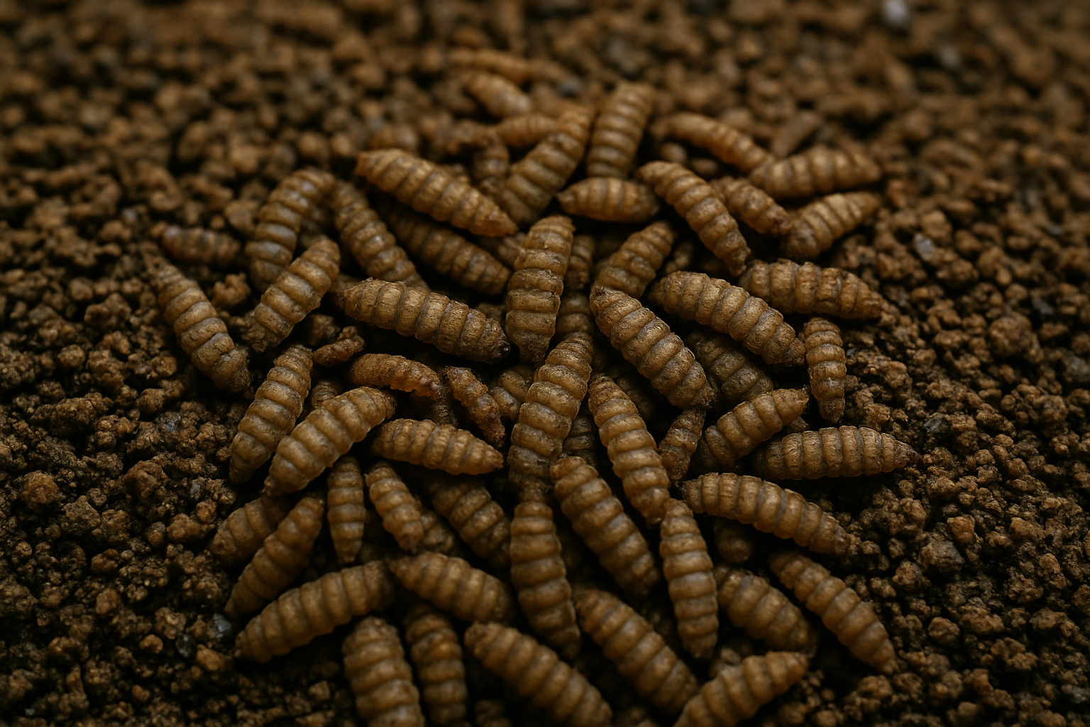 Phân ruồi lính đen